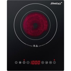 Steba HK 30 Ceramic Cooktop 2kW - Stylish Stainless Steel Design for Efficient Cooking